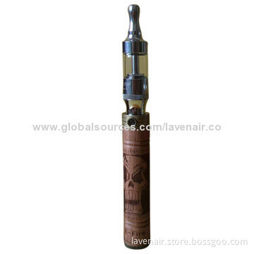 Wooden electronic cigarette with protank II atomizer, of 900mAh battery